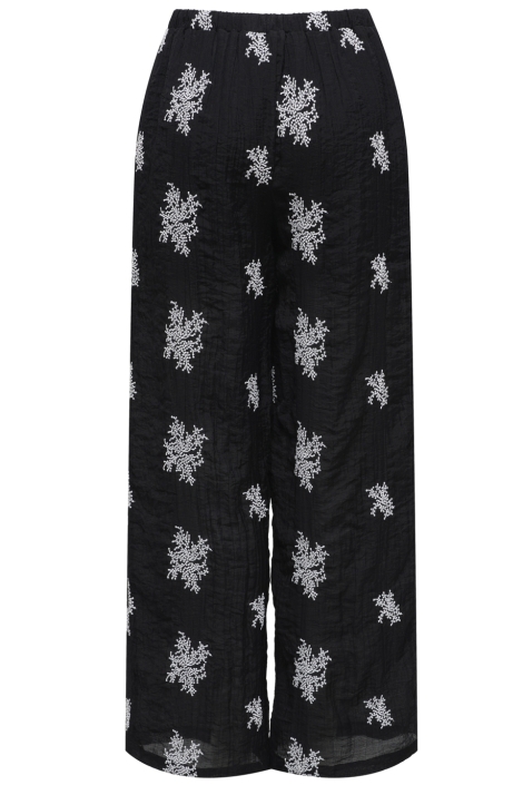 Jacqueline de Yong jdytheo hw wide embroidery pant wvn